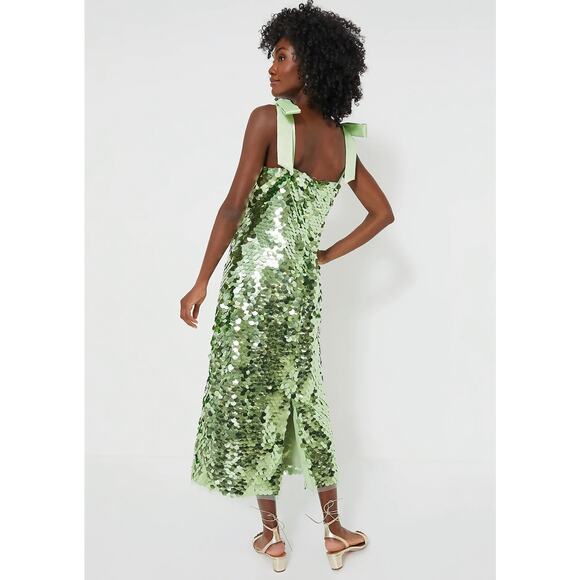 Tuckernuck Mint Chip Roxy Sequin Midi Dress - Picture 5 of 9